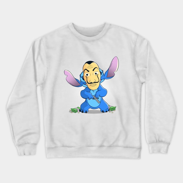 Stitch de Papel Crewneck Sweatshirt by AntoBlank